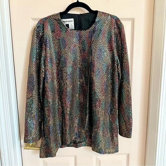 Vintage Tops - Vintage 1980’s Dressy Betsy sequin top